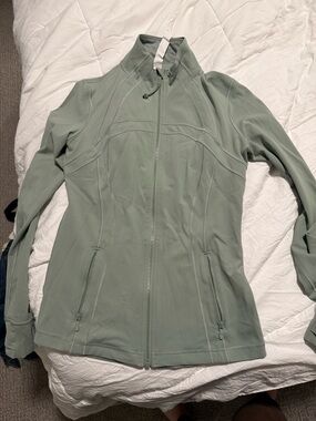lululemon athletica Sage Green Full-Zip Utility Jacket